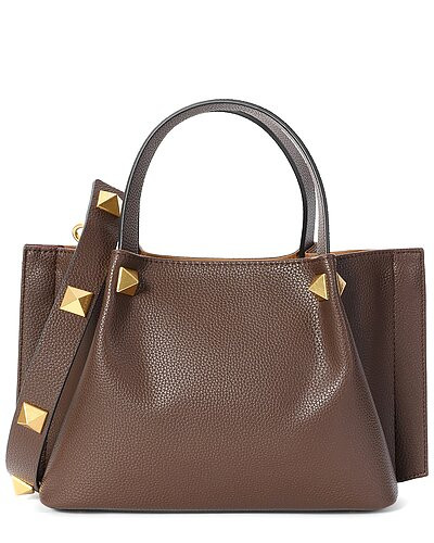 Full-Grain Leather Top Handle Shoulder Bag | Gilt & Gilt City