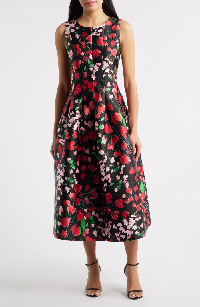 Floral Midi Dress | Nordstrom