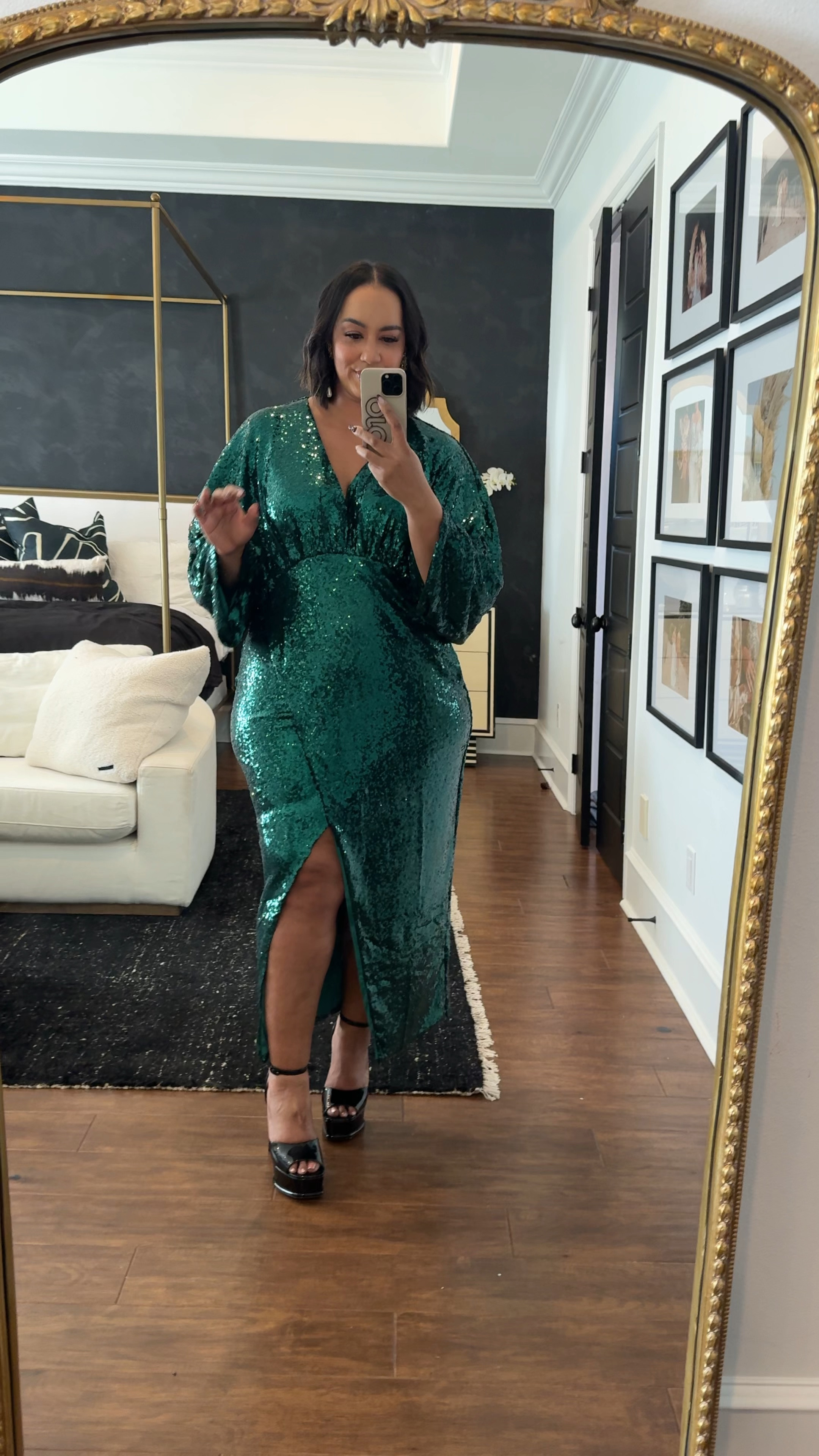 Perfect cocktail holiday look! This dress is on major sale for less than $50 wearing 16 and it’s true to size 

#LTKPlusSize #LTKFindsUnder50 #LTKHoliday