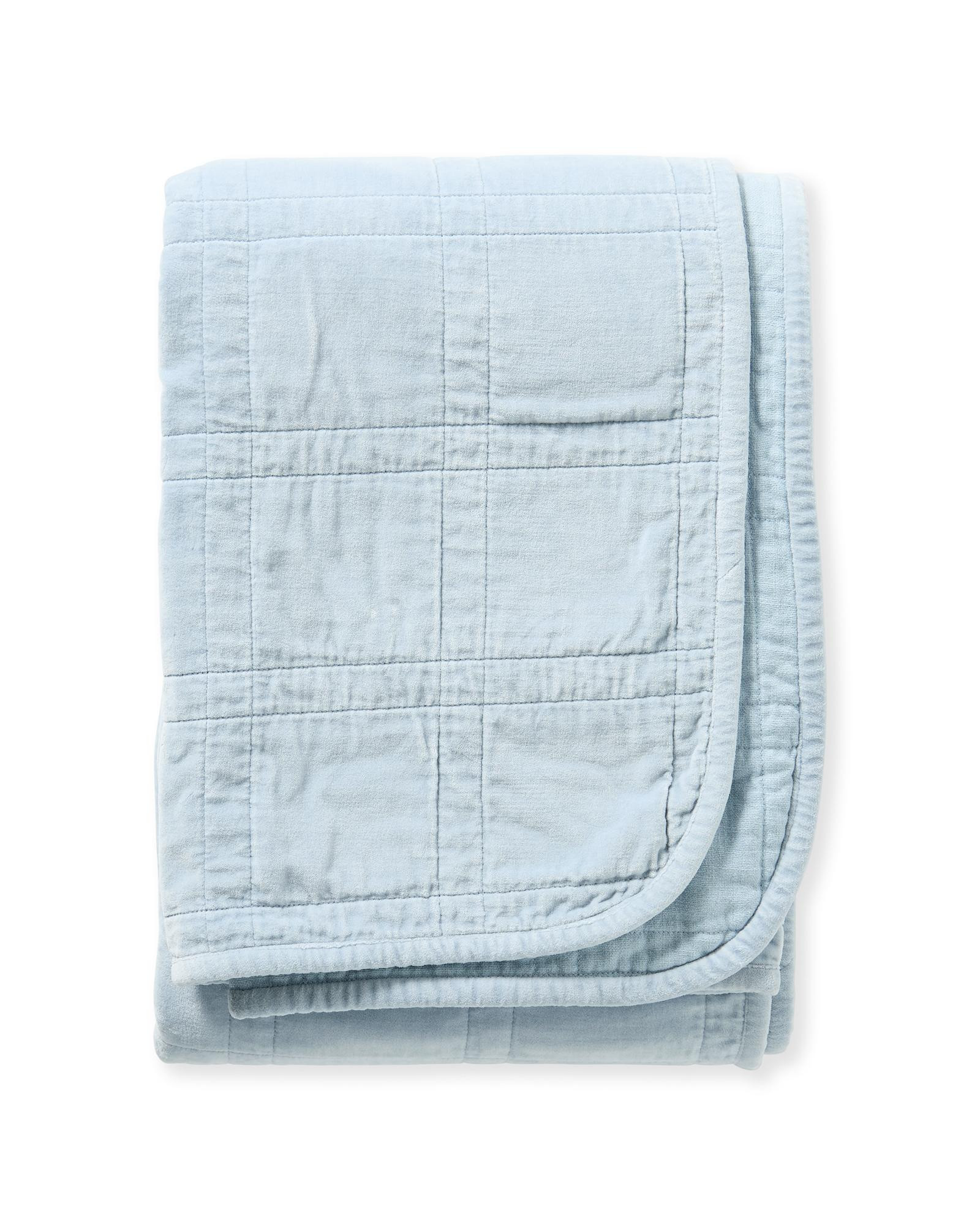 Beach House Velvet Throw | Serena and Lily