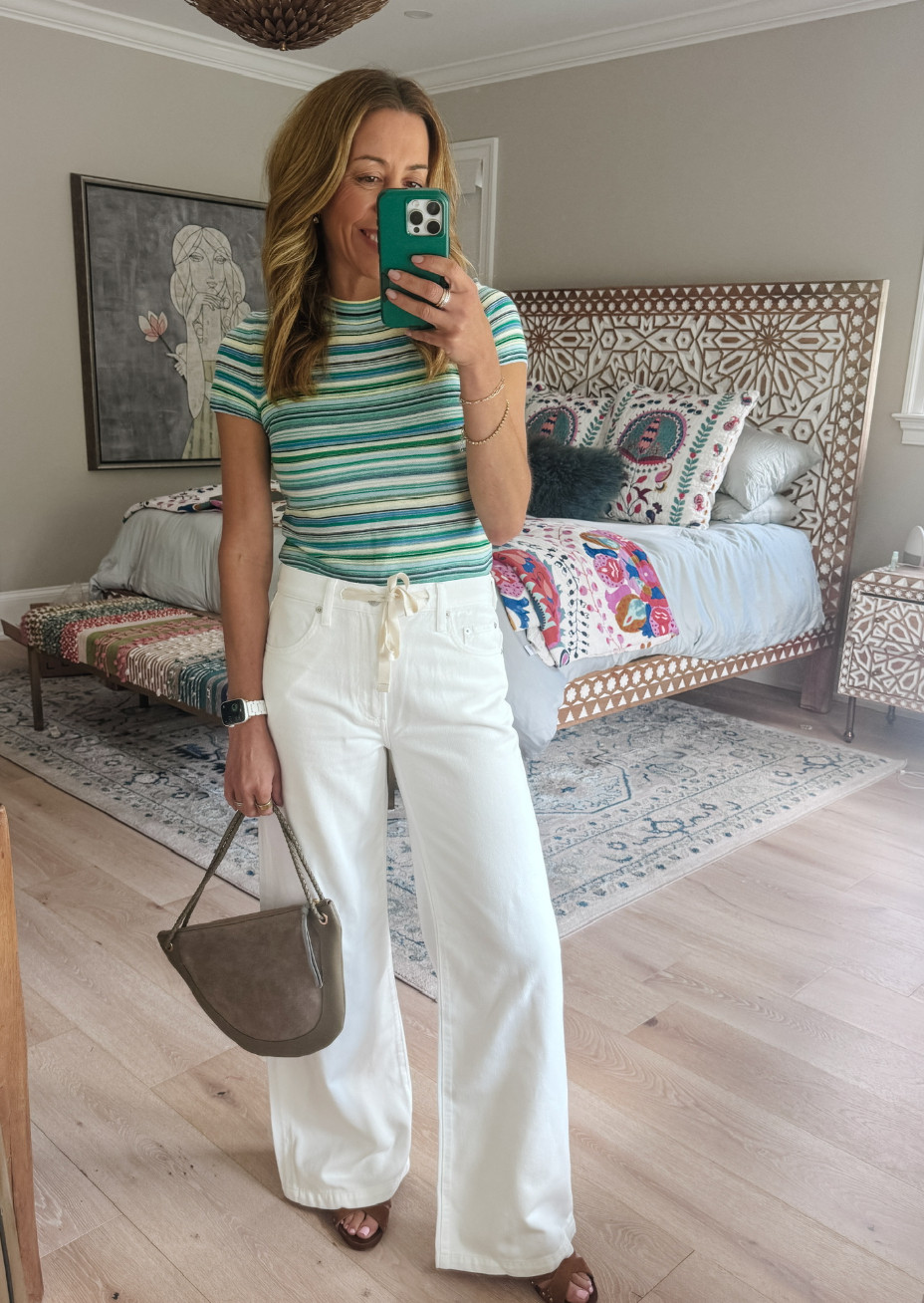 Stripes for spring.. yes please!! 

 #LTKgrwm #LTKootd #LTKmomlife