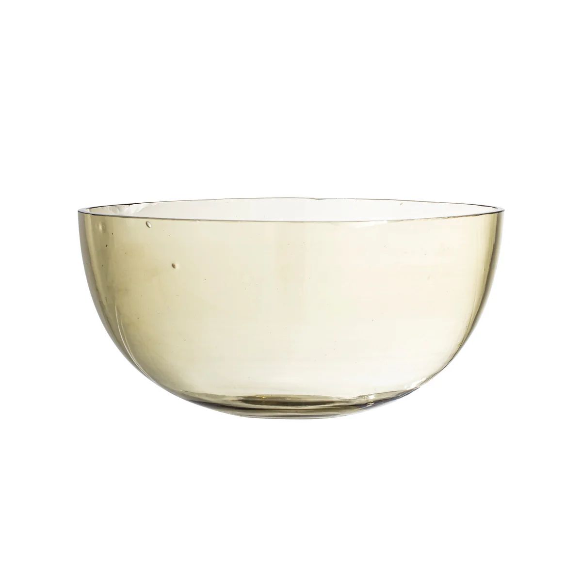 Recycled Glass Bowl in Olive Green | APIARY by The Busy Bee