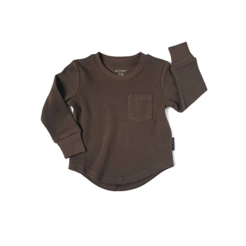 Baby Boys' Little Bipsy Waffle Pocket Long Sleeve T-Shirt | Scheels