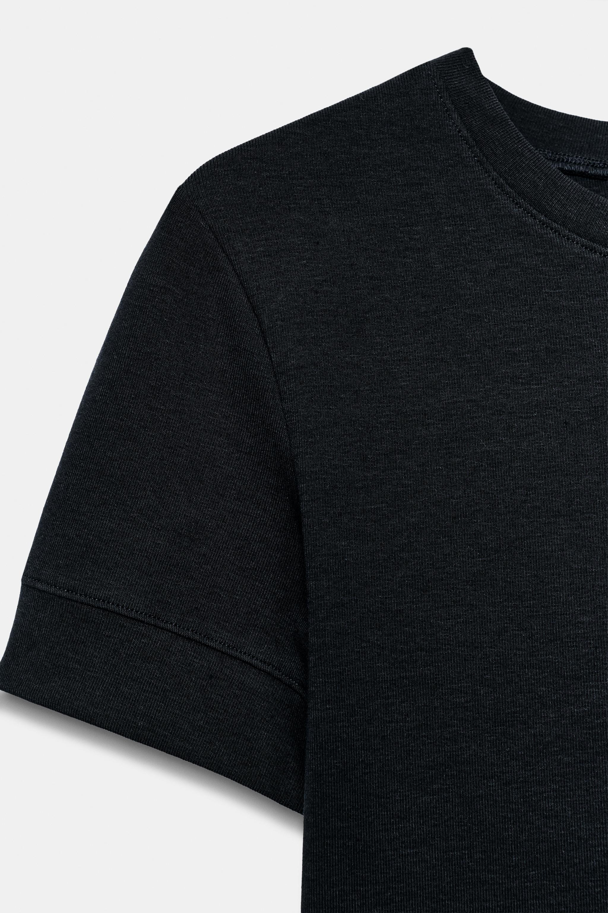 MINIMAL SHORT SLEEVE T-SHIRT | Zara US