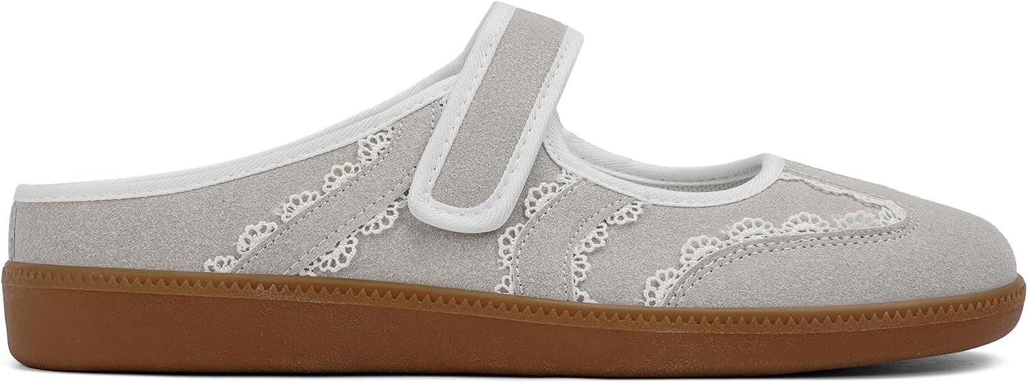 Mary Jane Sneakers for Women Slip on Mules Walking Flats Fashion Sneakers | Amazon (US)