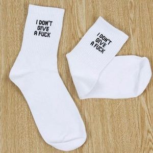 I don’t give a fuck socks | Poshmark