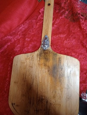 Vintage Wood Cutting Board/Pizza Paddle 26"X 13" | eBay US