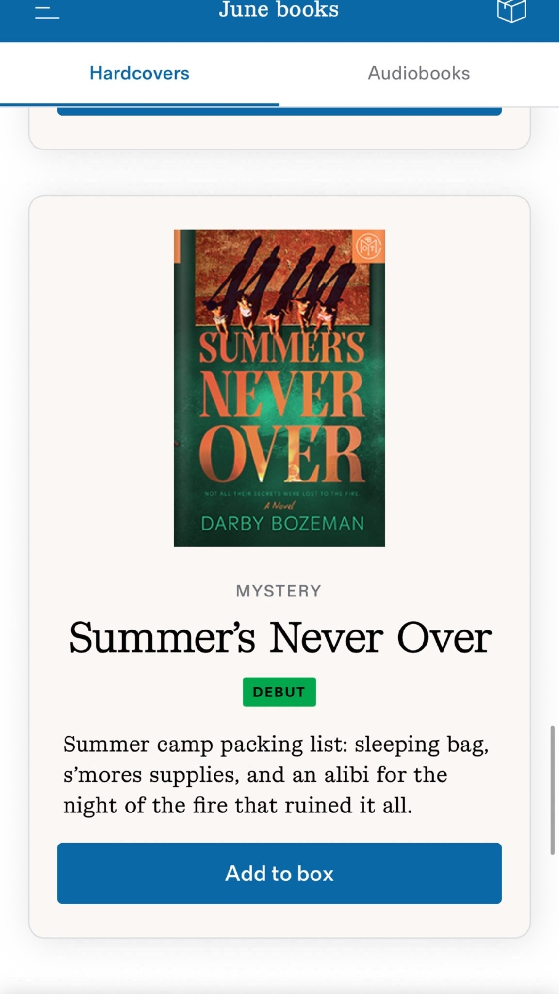 My June Book of the Month pick! 
Summer’s Never Over by Darby Bozeman 📚

#LTKstorytime #LTKSeasonal #LTKdayinmylife