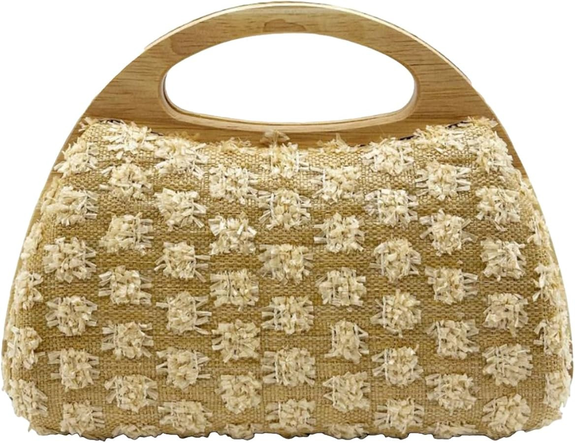 Elegant Clutch Purses for Women Pearl Chain Crossbody Bags for Women Top Handle Evening Bag Purse... | Amazon (US)