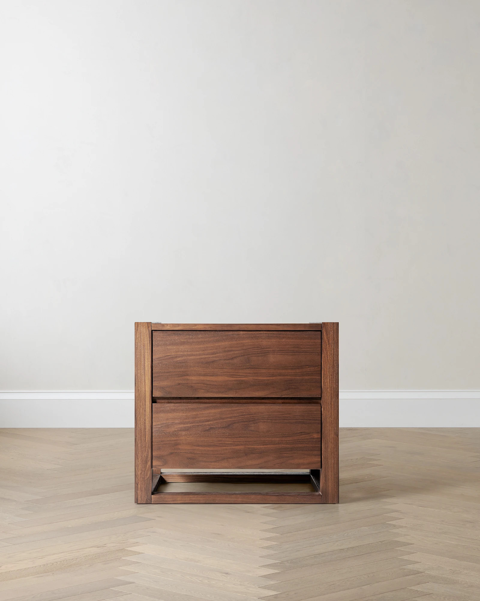 Quince | Solid Wood Frame Nightstand in Walnut Brown | Quince