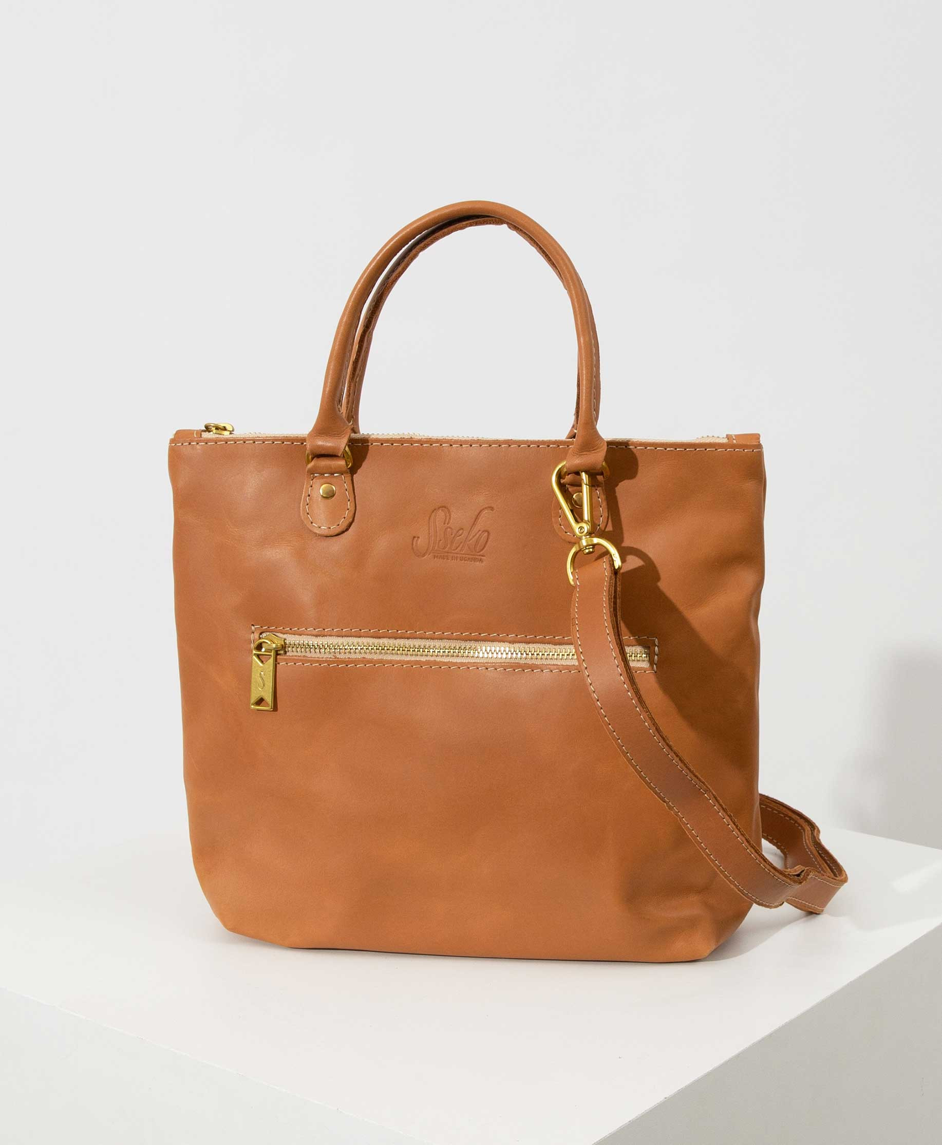 Convertible Shopper Crossbody, Caramel | Noonday Collection