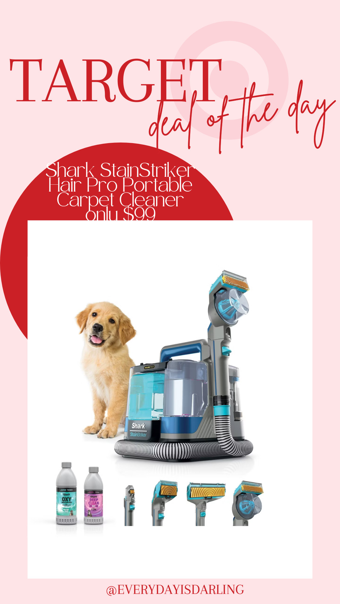 $70 off this Shark portable Carpet Cleaner today only!! 

 #LTKHome #LTKSaleAlert