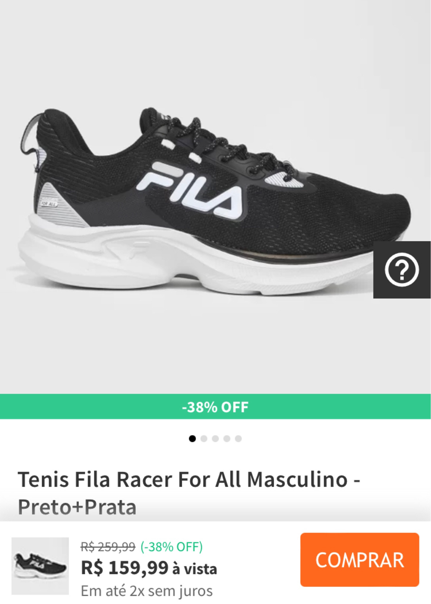 Tenis Fila Racer For All Masculino - preto + Branco

#LTKbrasil #LTKFind #LTKsalealert