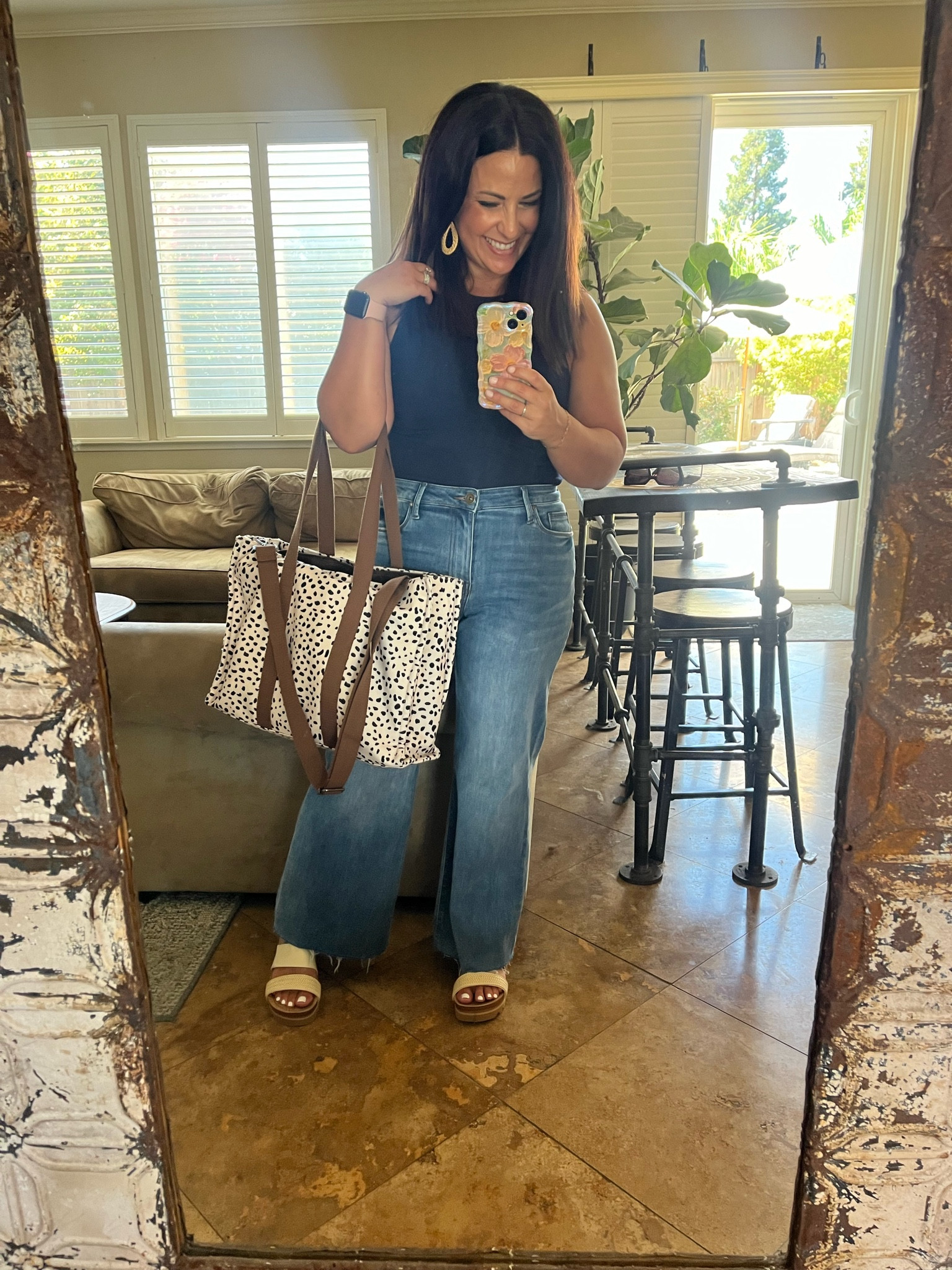 Wore my new favorite wide leg jeans for a day of professional development and classroom prep! I’m wearing a 27 in my jeans and medium in my tank. 

Petite style
Teacher outfit

#LTKBacktoSchool #LTKOver40 #LTKFindsUnder50