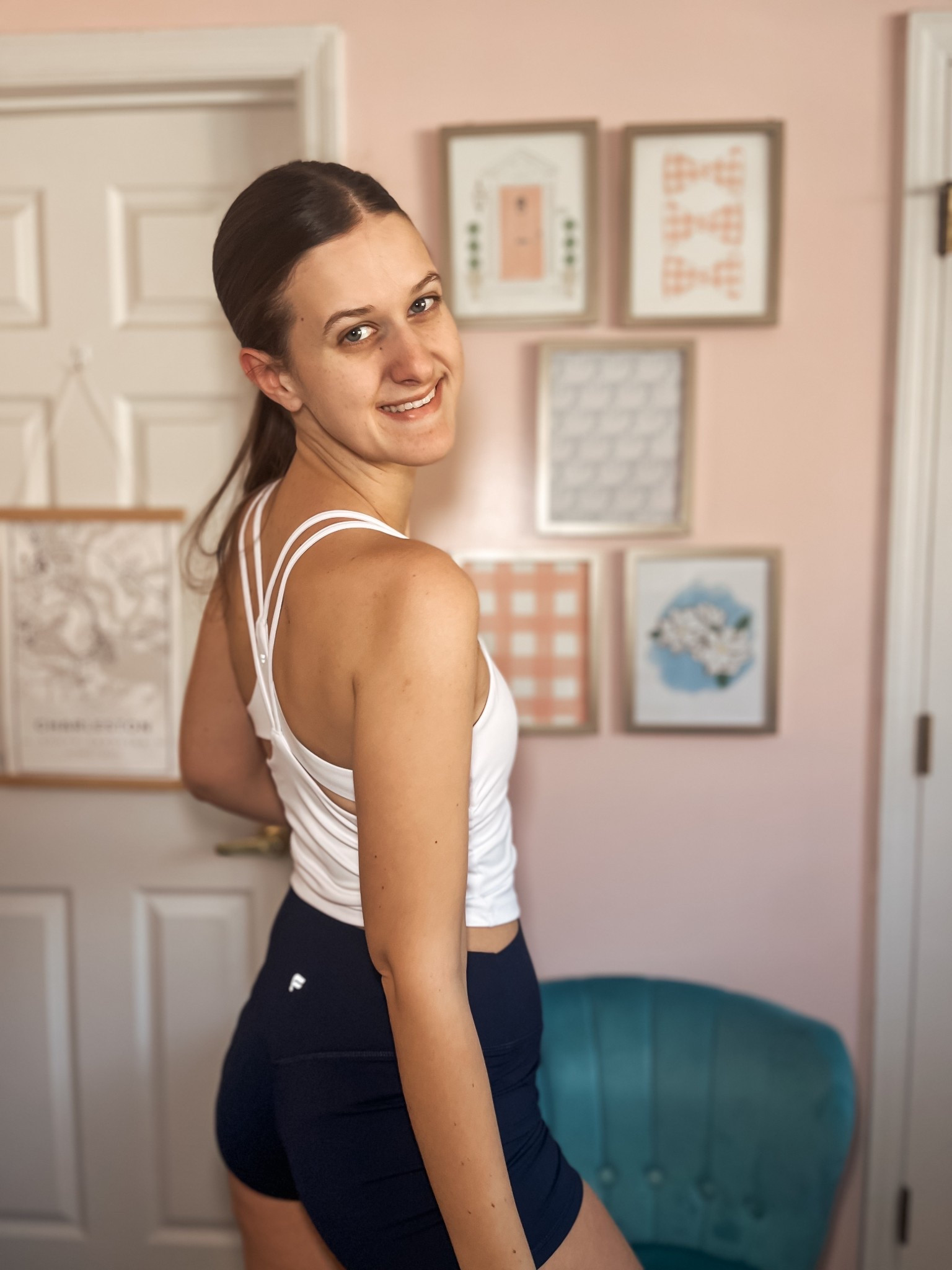 The best athletic wear to start the new year! Loving these biker shorts and tank with built in sports bra! Wearing my normal sizes in both pieces! 

#LTKTravel #LTKootd #LTKActive