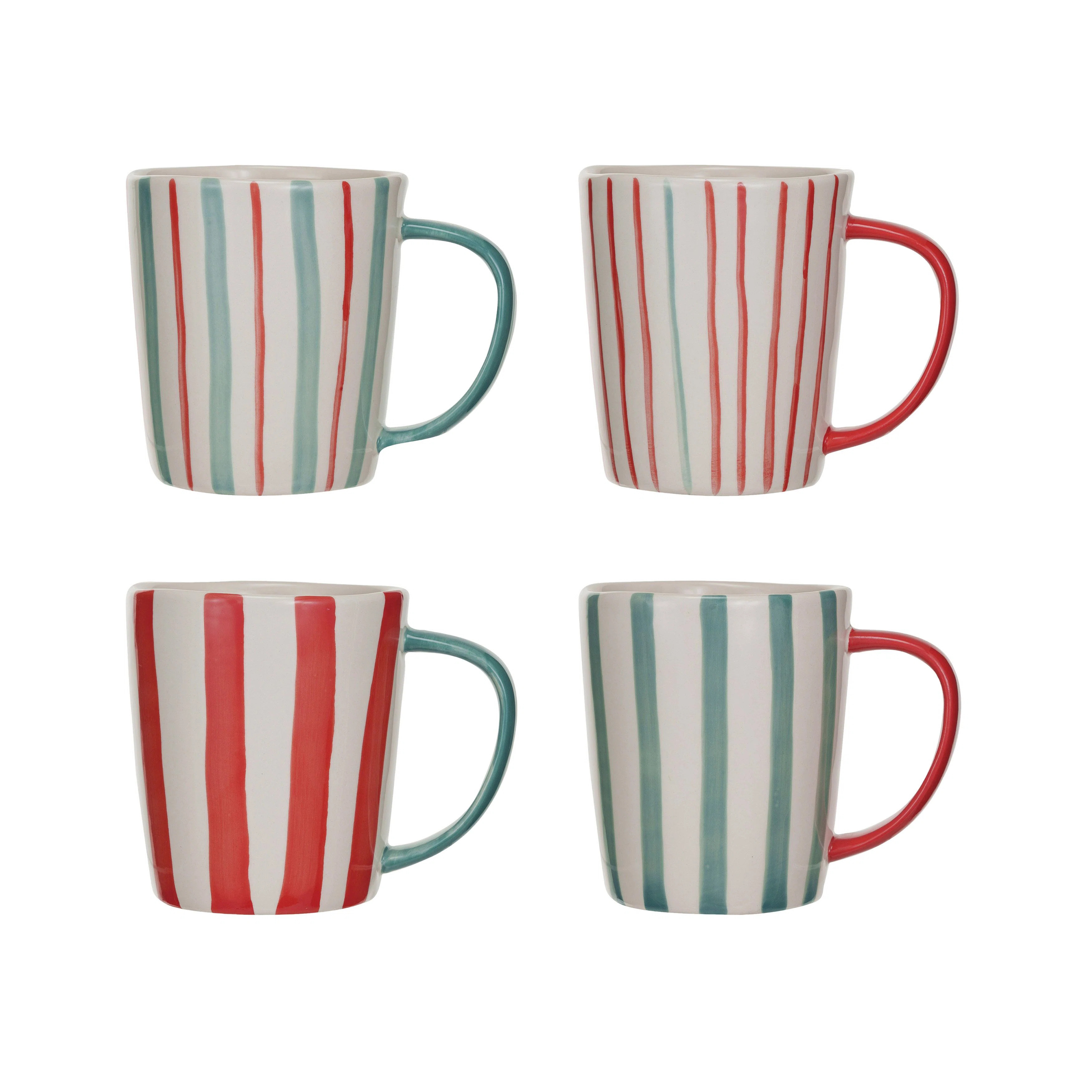 Hand-Painted Stoneware Mugs | Wayfair North America