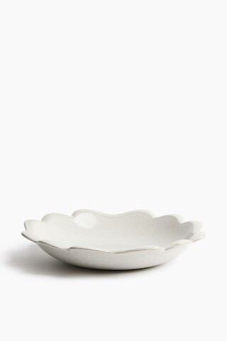 H & M - Glazed terracotta serving bowl - White | H&M (UK, MY, IN, SG, PH, TW, HK)