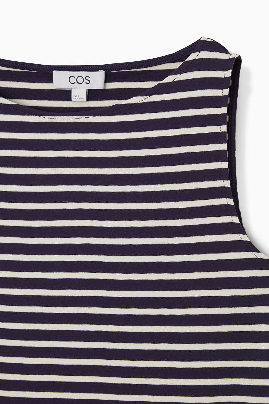 BOAT-NECK TANK TOP - NAVY / STRIPED - COS | COS (EU)