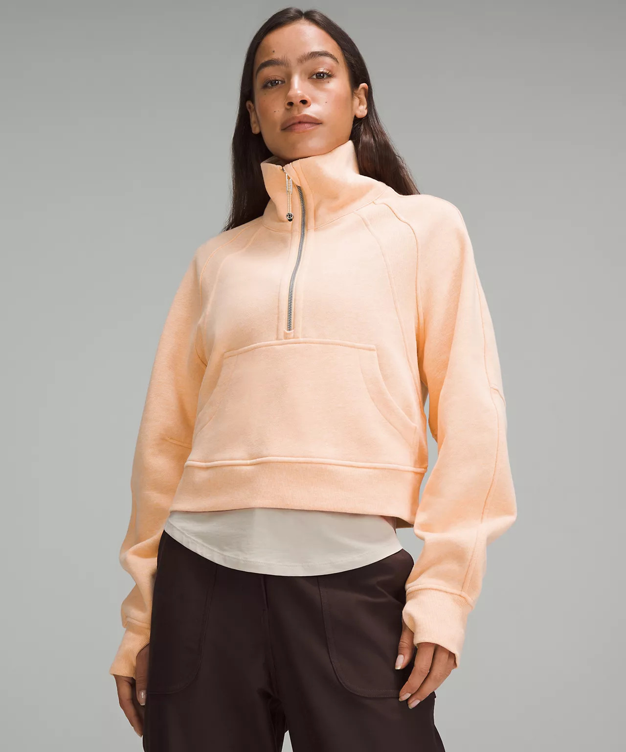 Scuba Oversized Funnel-Neck Half Zip | Women's Hoodies & Sweatshirts | lululemon | Lululemon (US)