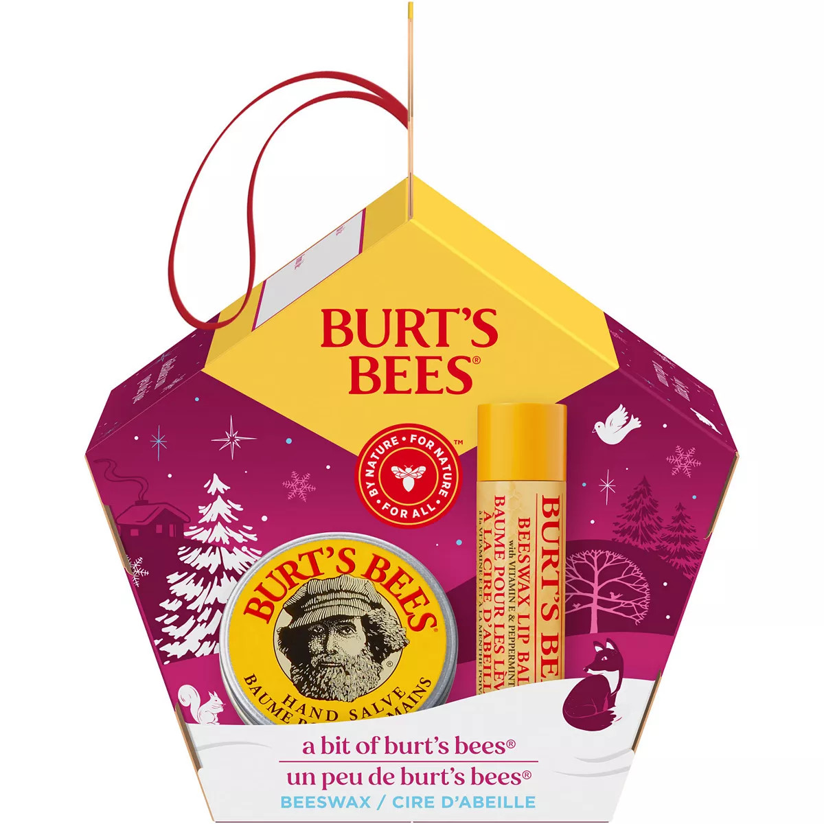 Burt's Bees A Bit of Burt's Bees Holiday Gift Set - Original Beeswax Lip Balm and Hand Salve, Min... | Kohl's