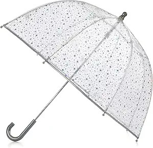 totes Kids Clear Bubble Umbrella with Dome Canopy, Lightweight Design, Wind and Rain Protection U... | Amazon (US)