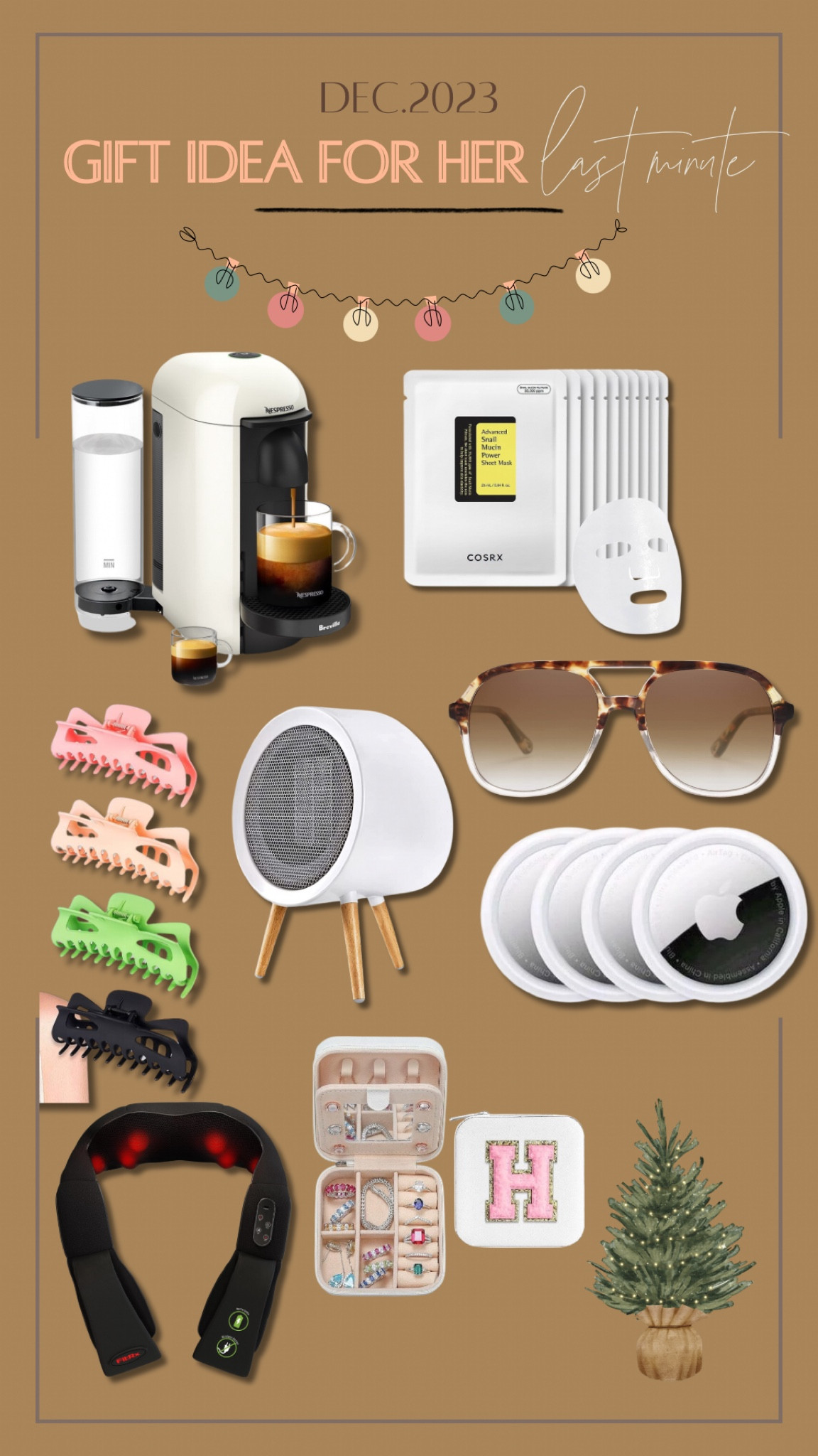 Last minute gift ideas for her - all to arrive before Christmas🎄🤎✨🎁

Gift guide / Amazon / beauty / nespresso / sale / Holley Gabrielle 

#LTKsalealert #LTKGiftGuide #LTKfindsunder50