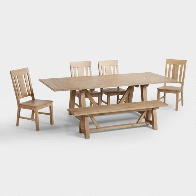 Wood Farmhouse Leona Dining Collection | World Market