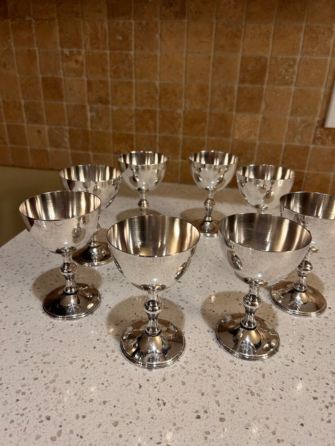 6 Viking Wine Goblets, Silver Goblet, Supremacy E P Brass Barware - Etsy Canada | Etsy (CAD)