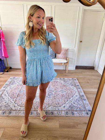Such a cute romper - love the details! I’m wearing a large - vacation outfit - summer outfit 

#LTKSeasonal #LTKmidsize #LTKstyletip