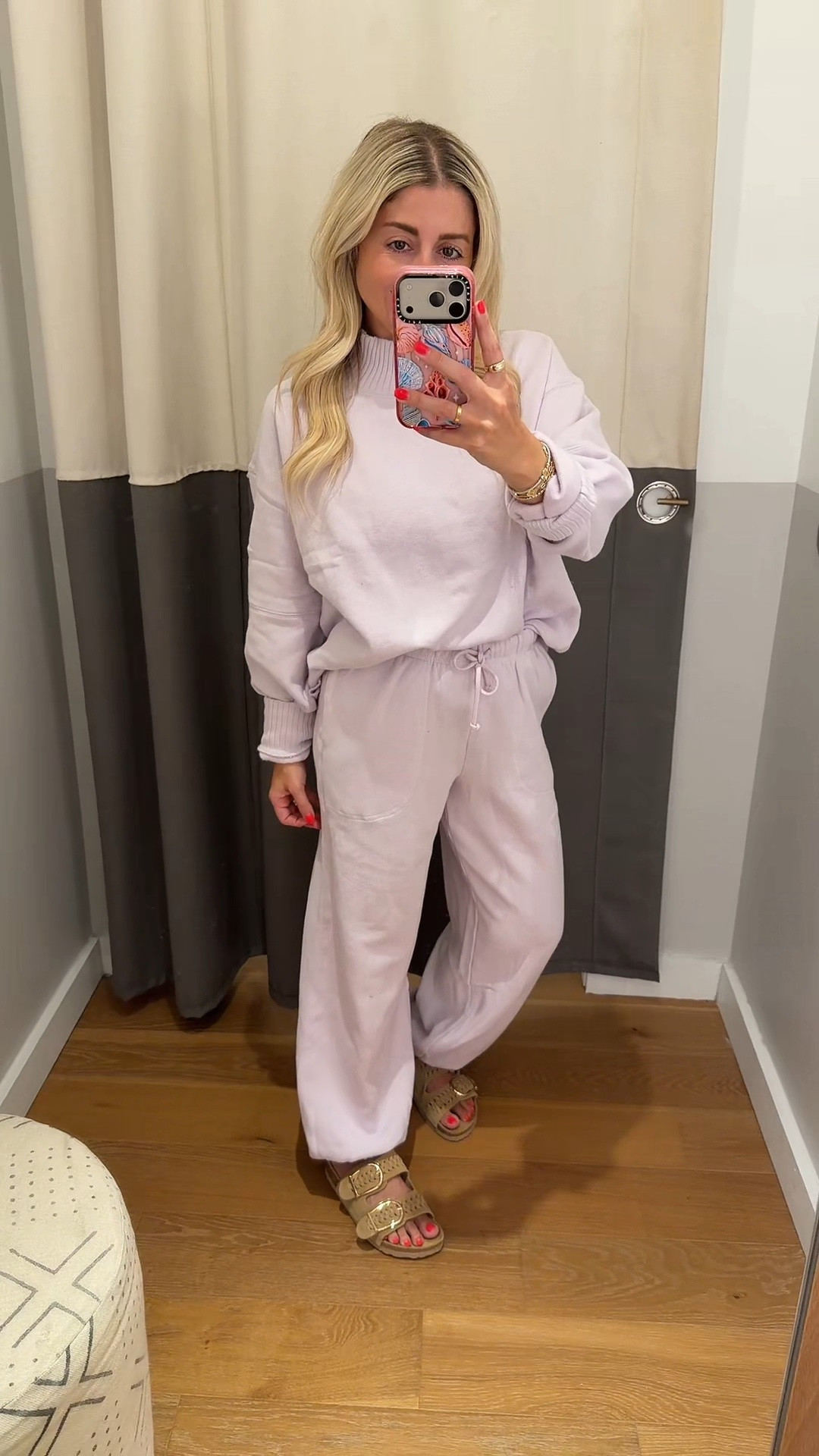 New @Aerie matching set on sale
Size xs set
Sandals tts
Fall outfit

#LTKSaleAlert