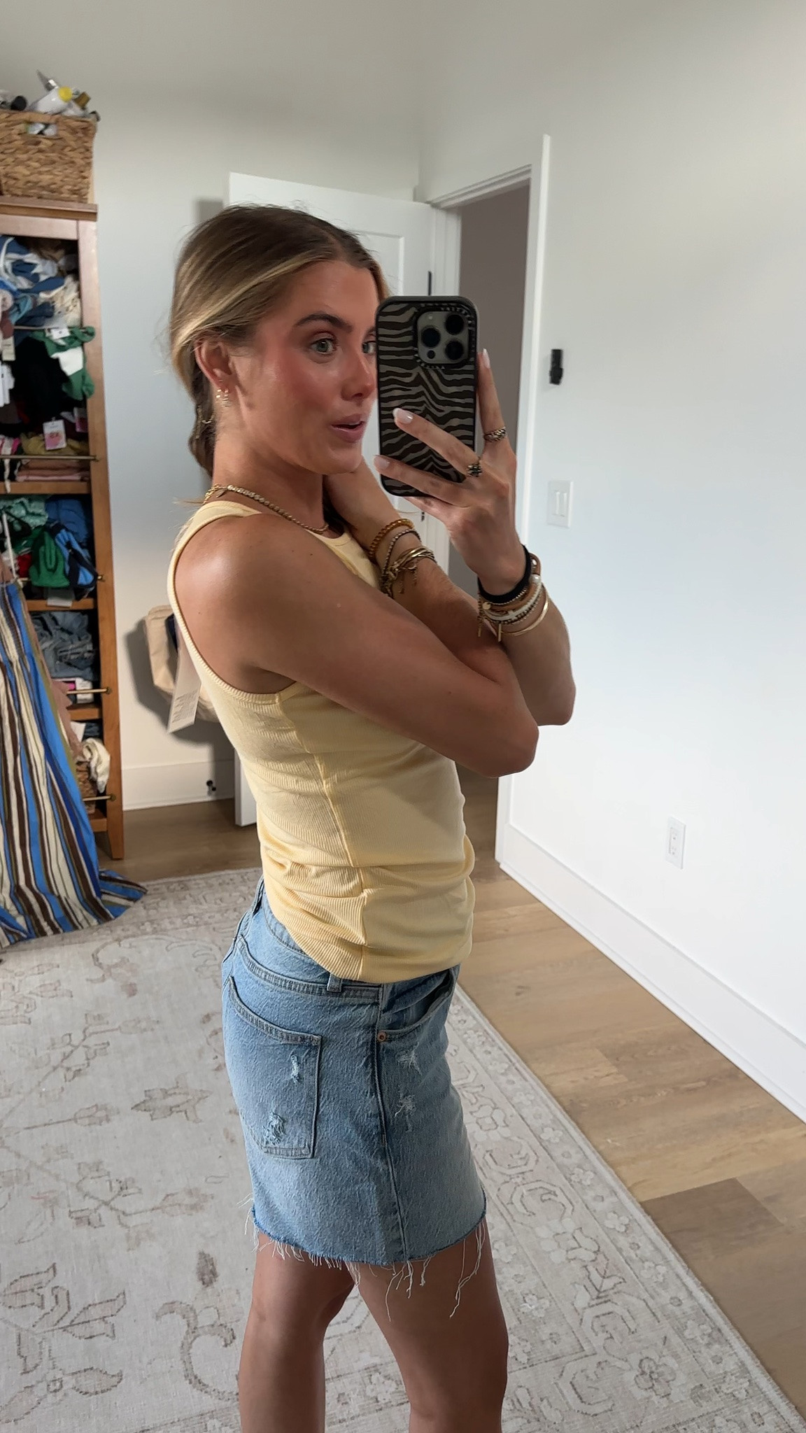 Amazon size small ONLYSTORY Womens Ribbed Knit Tank Tops Summer Slim Fit Sleeveless Tops | Womens Dressy Casual Crewneck Stripes Shirts,Beach Vacation,Basic Tops,Going Out Tops,Back Keyhole

#LTKootd #LTKSeasonal #LTKSaleAlert