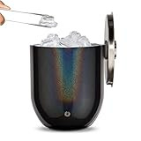 Snowfox Elegance Collection Double Wall Insulated Stainless Steel Ice Bucket with Lid and Tongs, ... | Amazon (US)