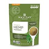 Navitas Organics Hemp Powder, 12 oz. Bag, 11 Servings — Organic, Non-GMO, Cold-Pressed, Gluten-Free | Amazon (US)