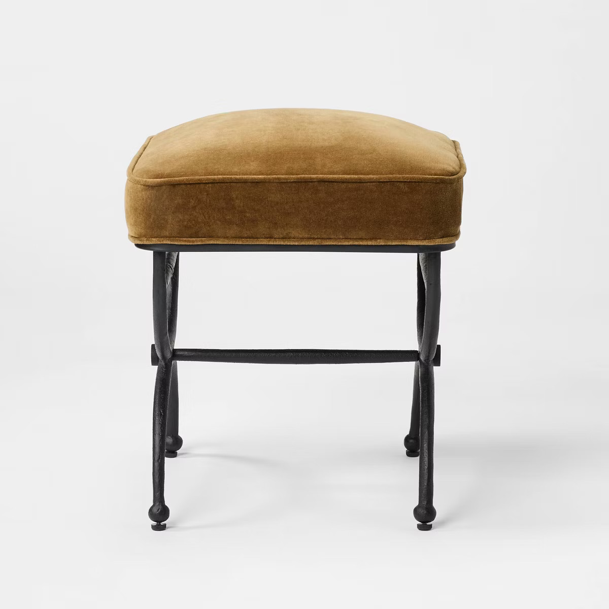Upholstered Ottoman With Metal Legs- Threshold™ designed with Studio McGee | Target