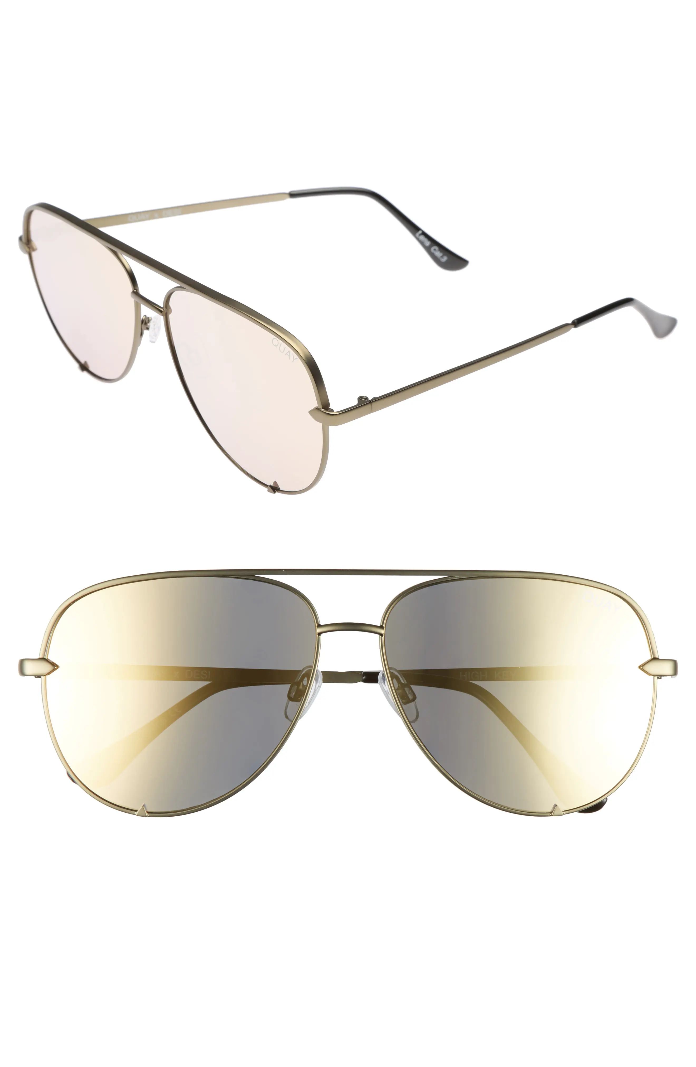 x Desi Perkins High Key 60mm Aviator Sunglasses | Nordstrom