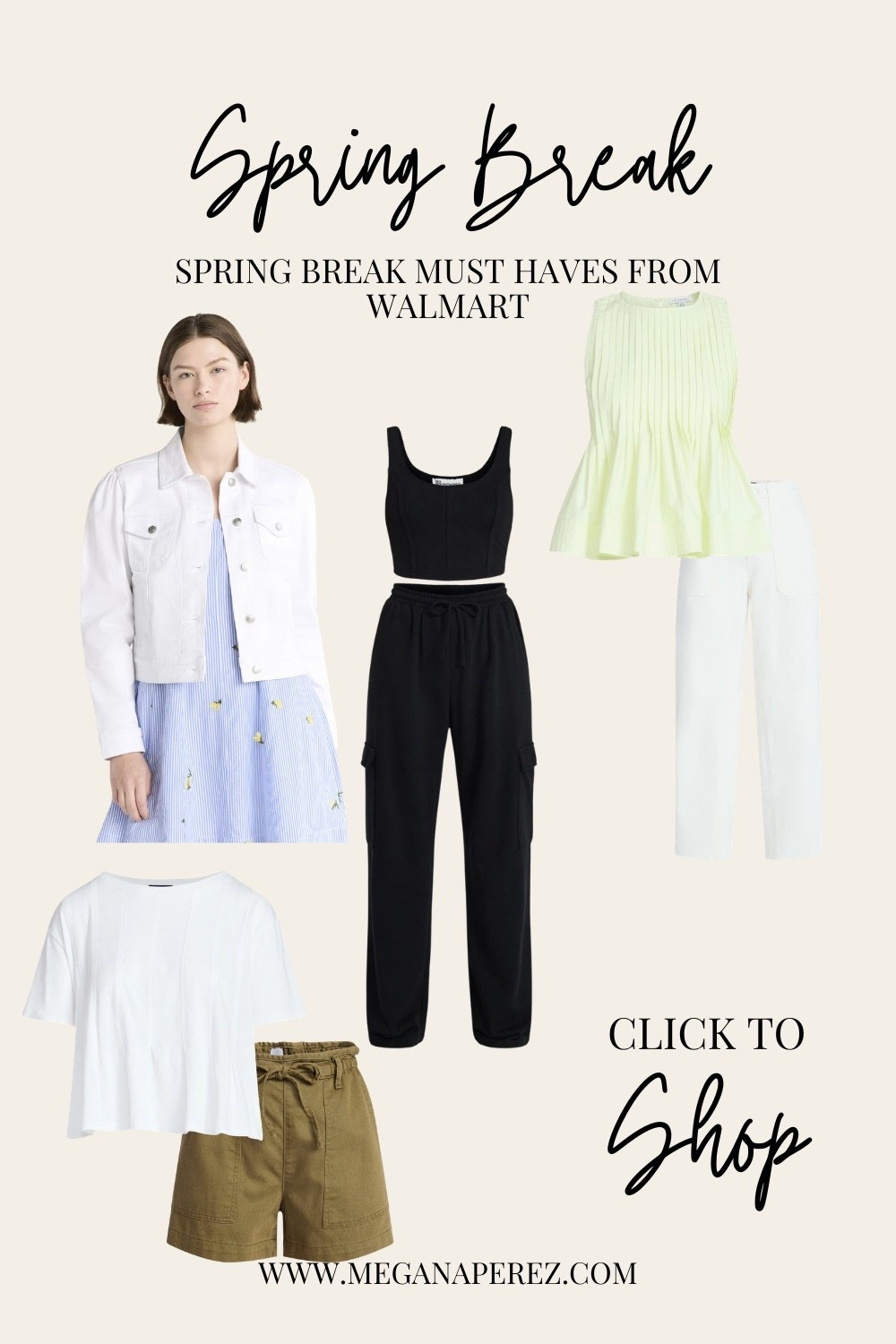 Sharing relaxed spring break outfit ideas that feel effortless but still put together. Affordable Walmart finds that work for travel, errands, and busy days. 

#LTKTravel #LTKdayinmylife #LTKootd