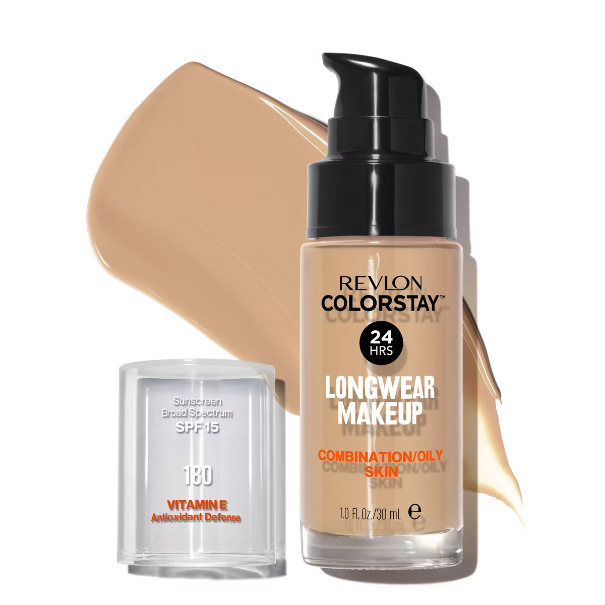 Revlon ColorStay Makeup for Combination/Oily Skin with SPF 15 - 180 Sand Beige - 1 fl oz | Target