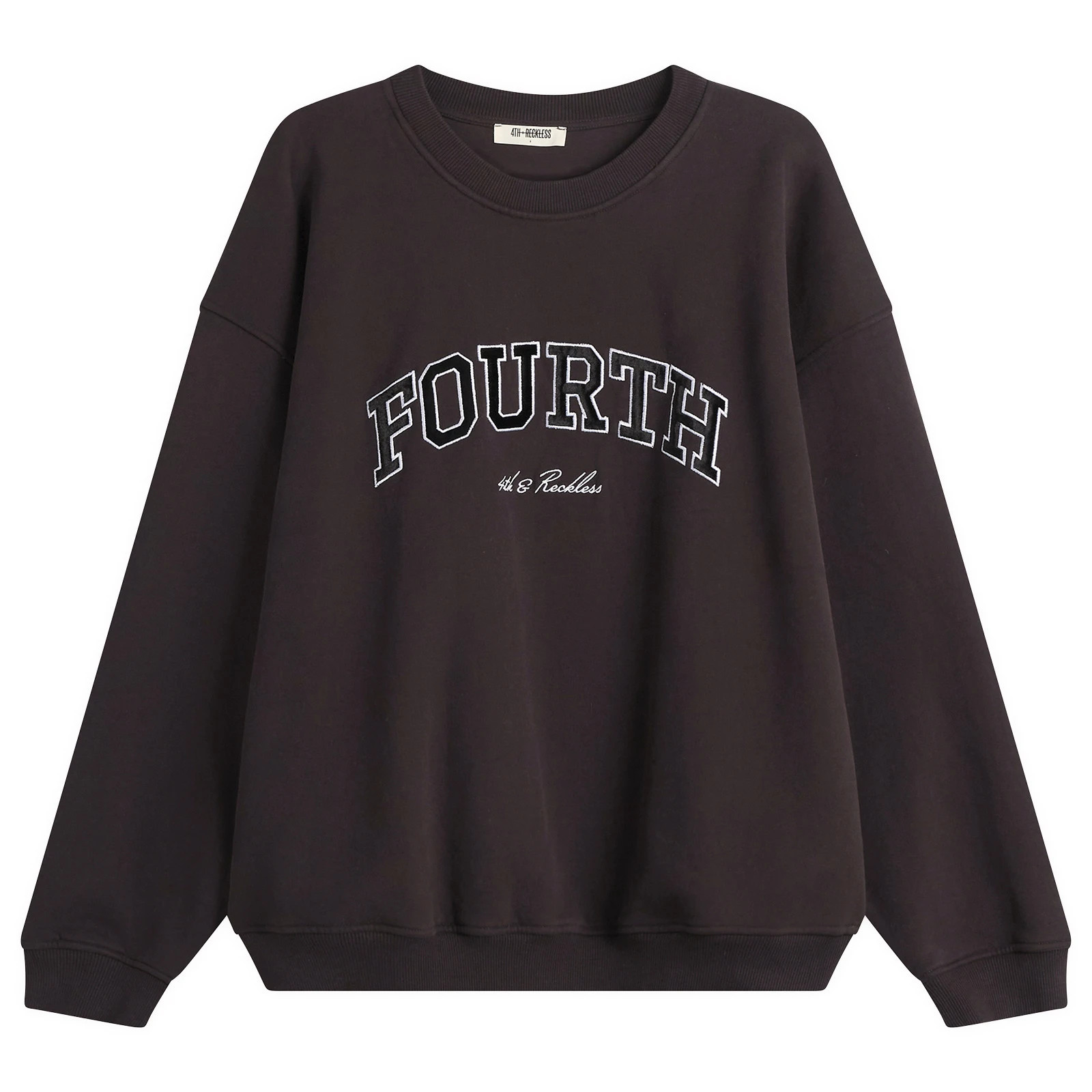 4th & Reckless Women's Leon Sweatshirt Chocolate | END. Clothing