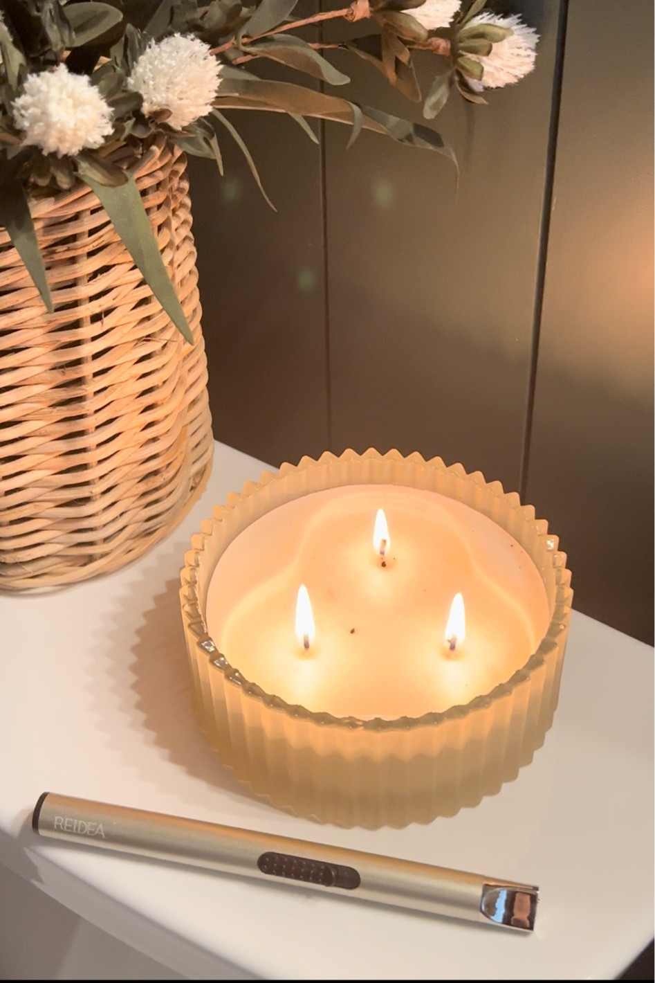 Shop the viral candle lighter. 

REIDEA Electronic Candle Lighter Windproof Flameless USB Rechargeable. Several colors to choose from. Makes lighting your candles so much easier. 

Follow @houseofwest_ on instagram for more inspiration. 

#LTKhome #LTKFind