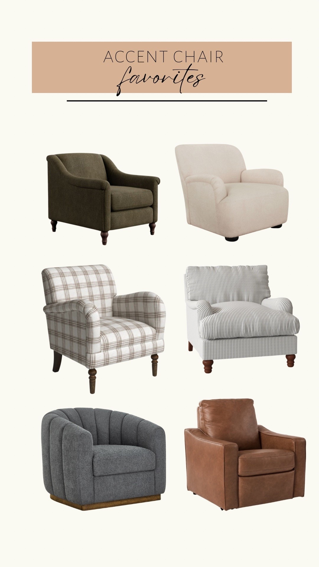 Cozy chairs to elevate any living room or bedroom! 

#LTKHome #LTKGiftGuide