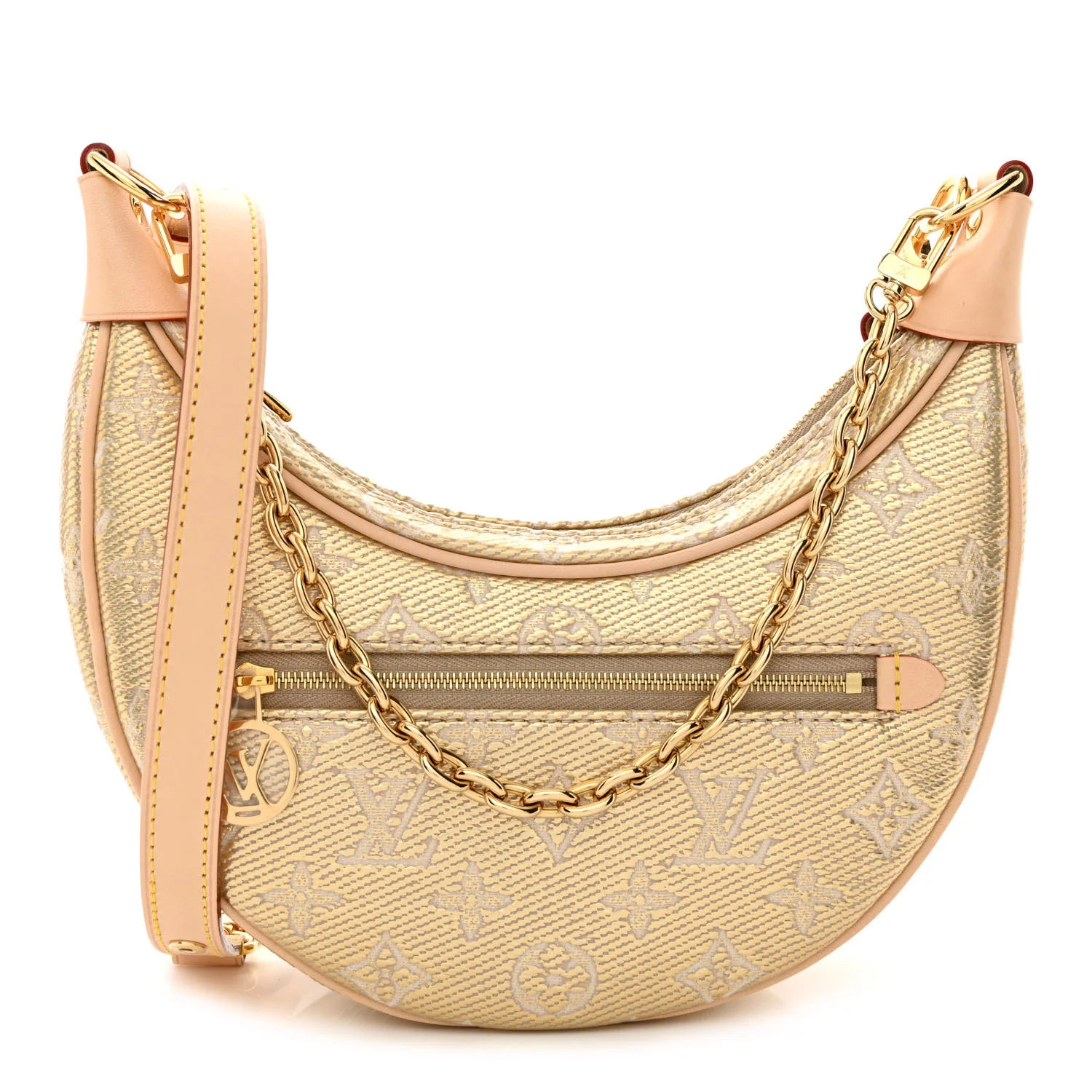 Monogram Jacquard Loop Gold | FASHIONPHILE (US)