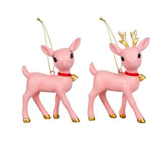Assorted 2.5" Pink Deer Ornament by Ashland® 1pc. in Null | Michaels® | Michaels Stores