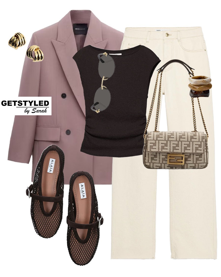 2 looks with a pop of pink 💗

#summerstyle #jeans #blazer #balletflats

#LTKsummer #LTKstyletip #LTKshoes