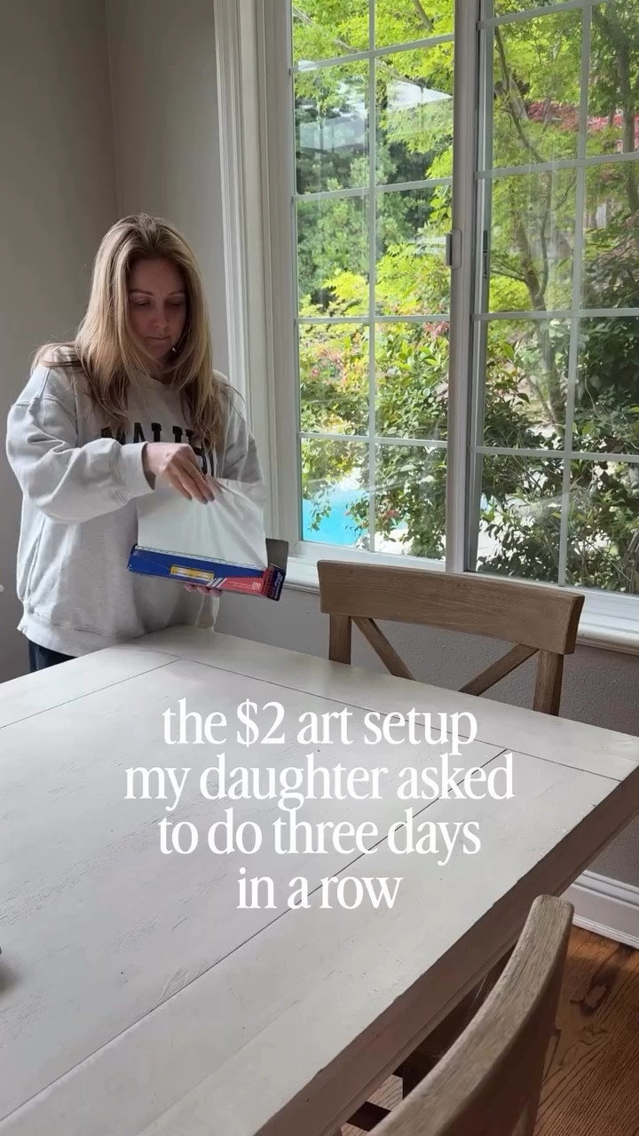 Rolled out foil, handed her paint and qtips, and she disappeared for almost an hour. And the neon paint is 💯❤️

#LTKSaleAlert #LTKKids #LTKmomlife