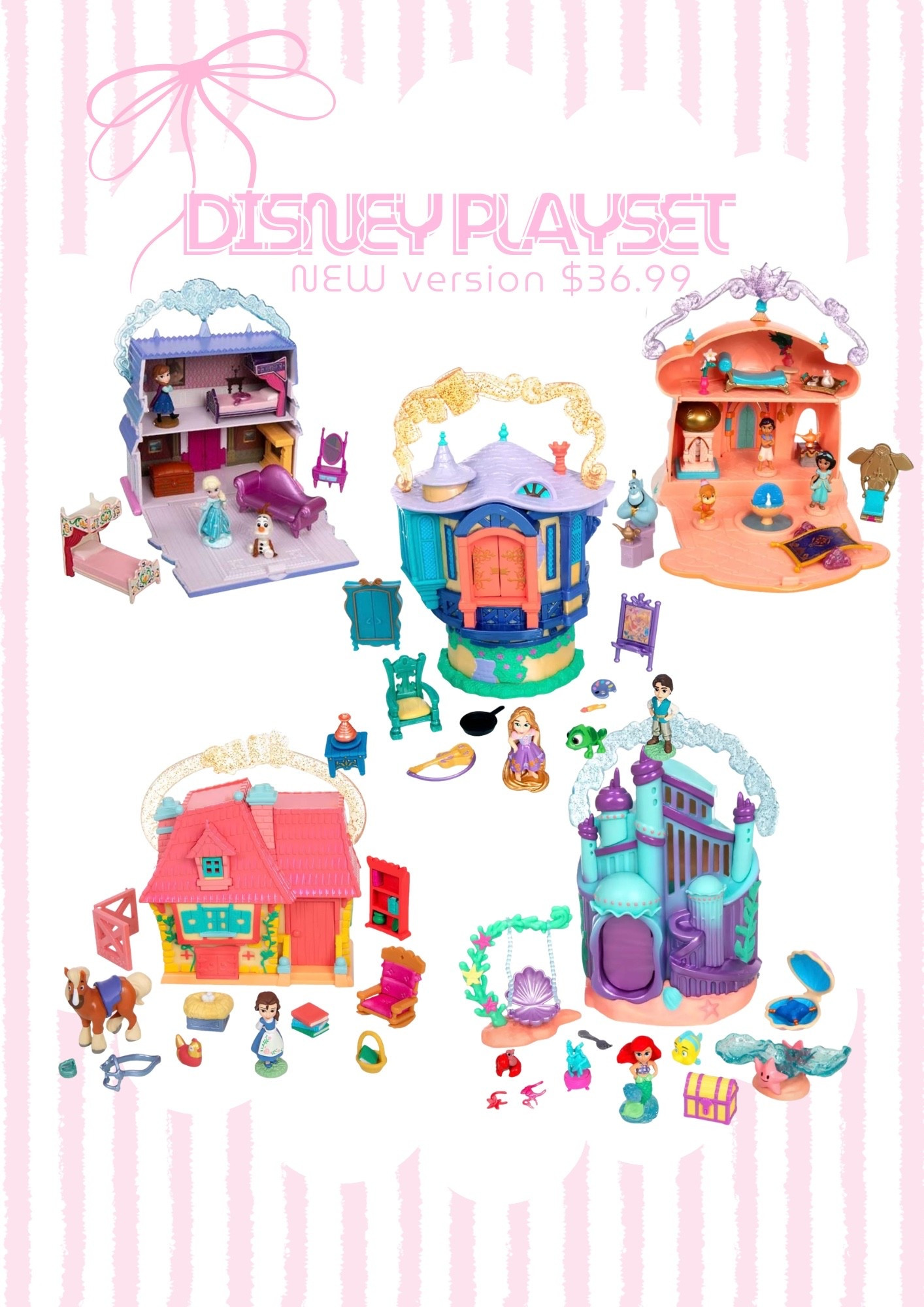 New version of little Disney playsets, $36.99 each

#LTKKids #LTKTravel