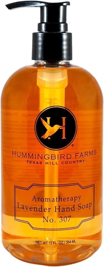 Hummingbird Farms Lavender Hand Soap No. 307, with 48.51% Aloe Vera, 12 Ounce | Amazon (US)