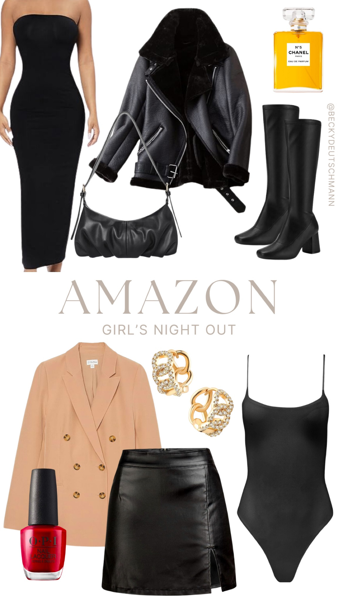 Girls Night Out/Date Night outfit inspo - all available on Amazon 💄🖤

(Amazon finds, Amazon fashion, amazon Canada, fashion finds, outfit inspo)

#LTKstyletip