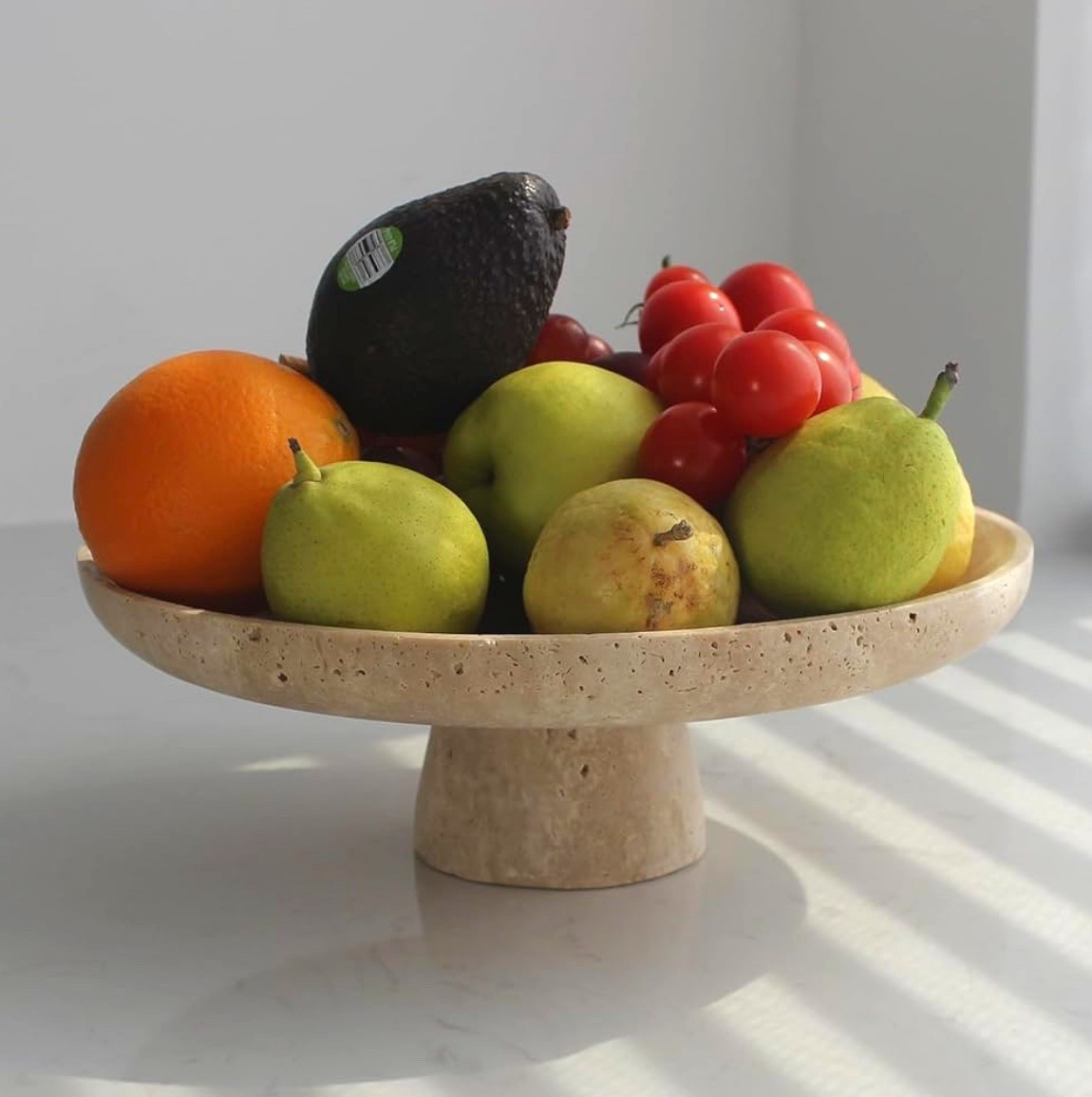 Natural Travertine Fruit Pedestal for Kitchen Counter 10.2"

#LTKFindsUnder100 #LTKHome #LTKStyleTip