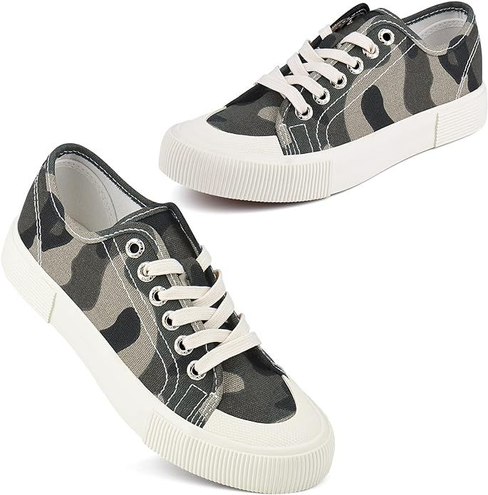 JENN ARDOR Womens Sneaker Low Top Fashion Sneakers for Women Non Slip Shoes Classic Canvas Shoes ... | Amazon (US)