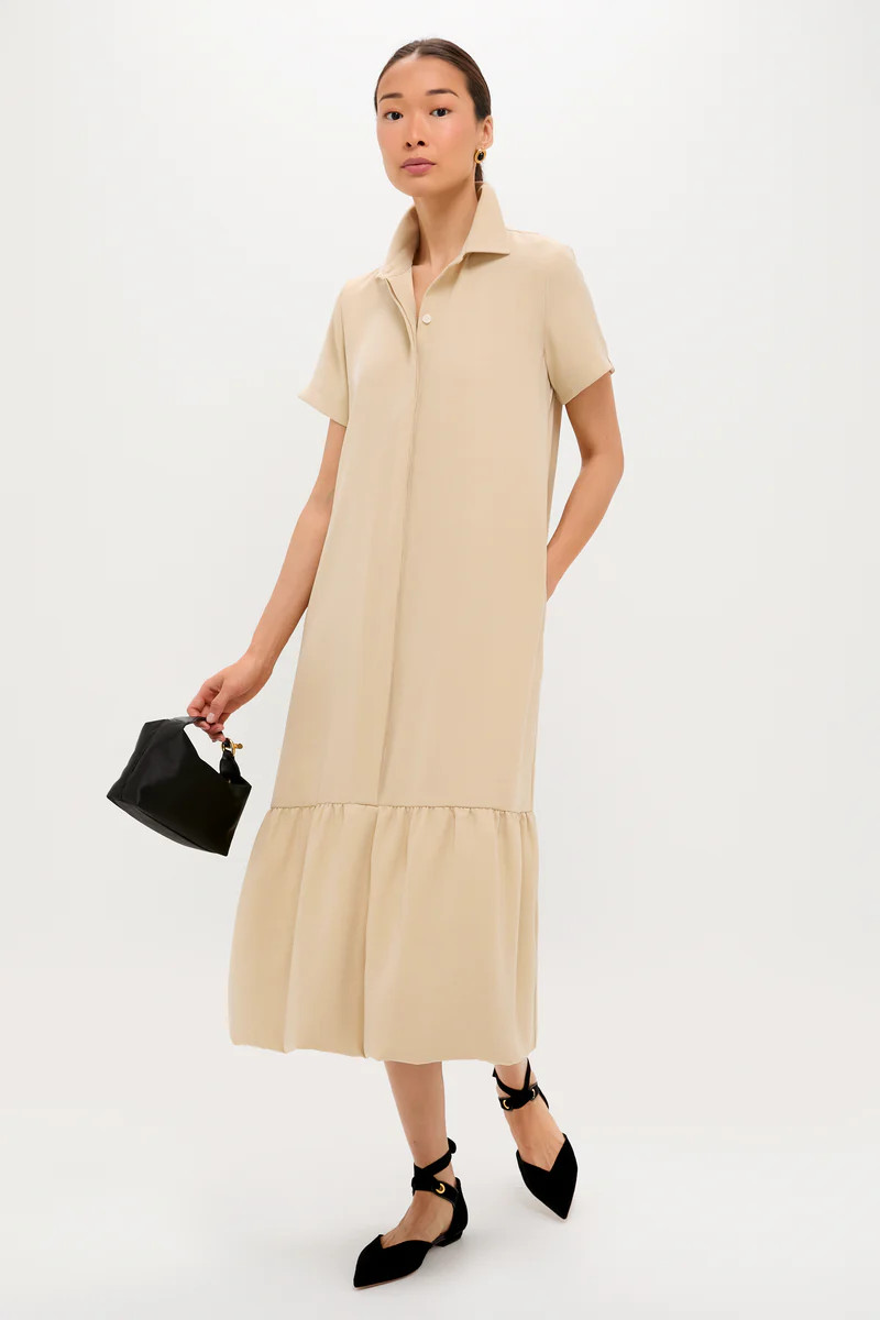 Gold Martine Bubble Maxi Dress | Tuckernuck (US)